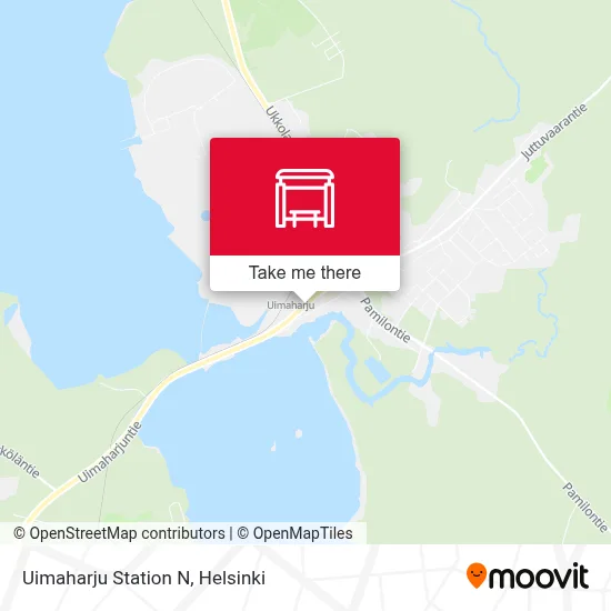 Uimaharju Station N map