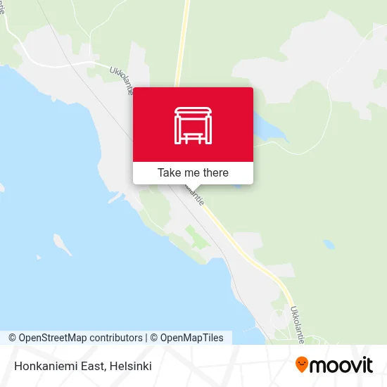 Honkaniemi East map