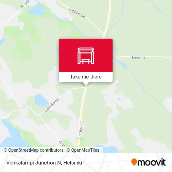 Vehkalampi Junction N map