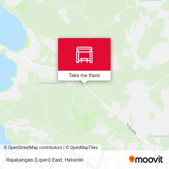 Rajakangas (Liperi) East map
