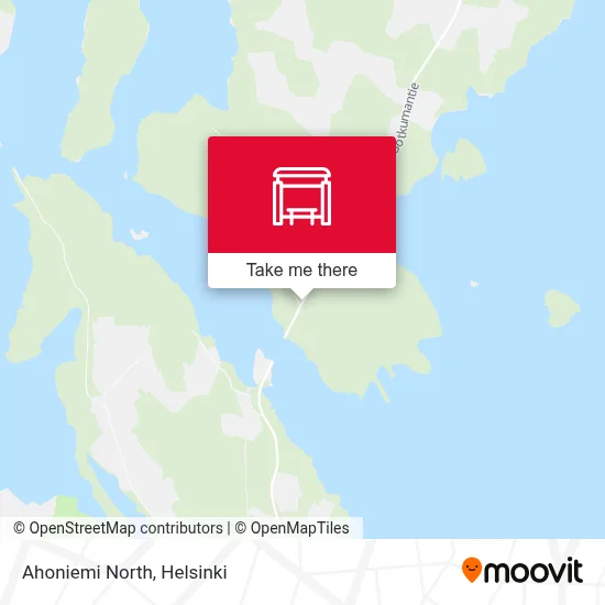 Ahoniemi North map