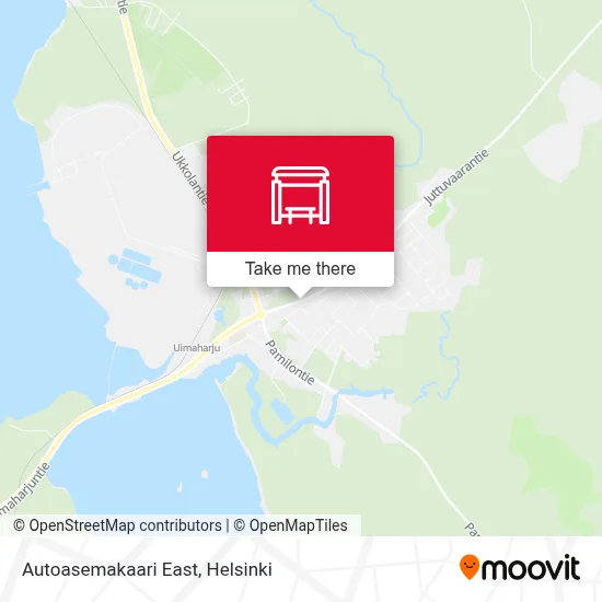 Autoasemakaari East map