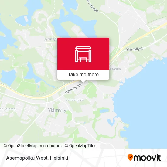 Asemapolku West map