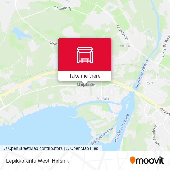 Lepikkoranta West map