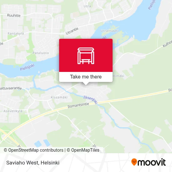 Saviaho West map