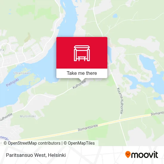 Paritsansuo West map