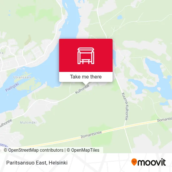 Paritsansuo East map