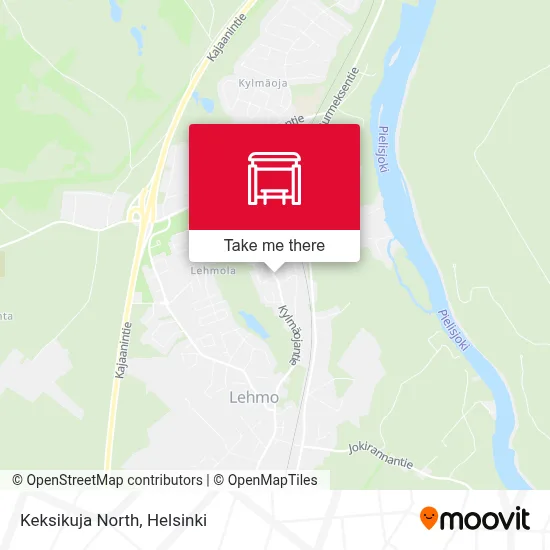 Keksikuja North map