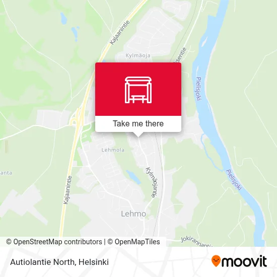 Autiolantie North map