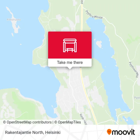 Rakentajantie North map