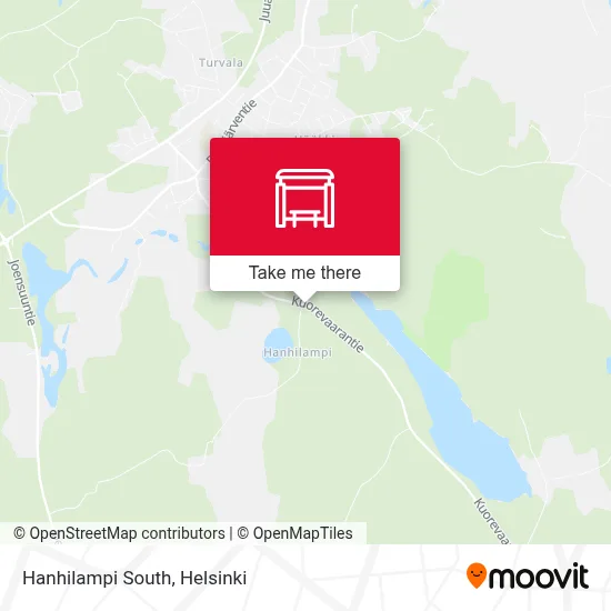 Hanhilampi South map