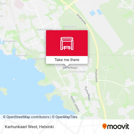 Karhunkaari West map