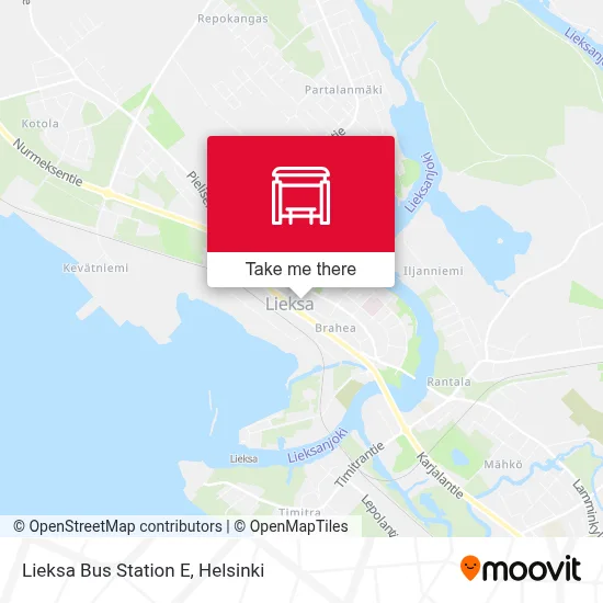 Lieksa Bus Station E map