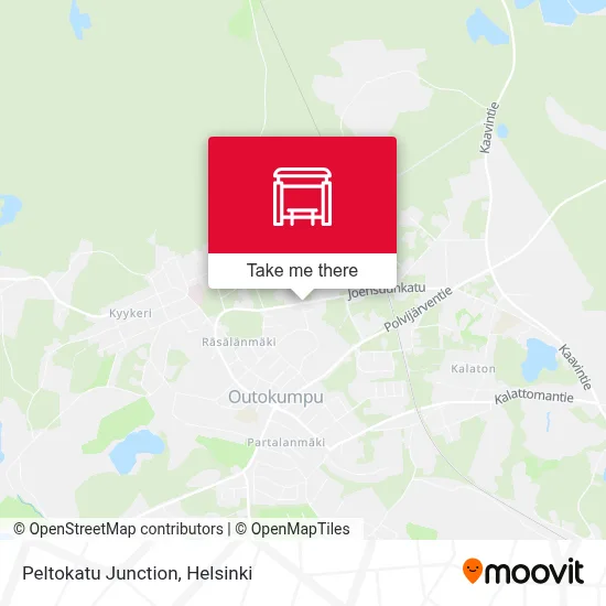 Peltokatu Junction map