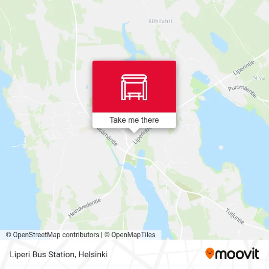 Liperi Bus Station map