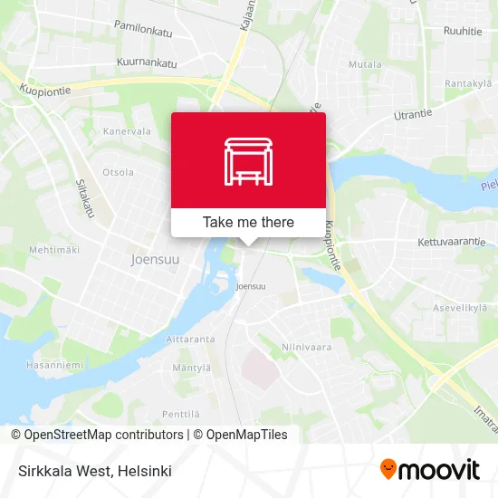 Sirkkala West map