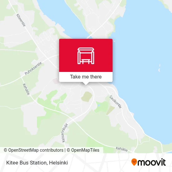 Kitee Bus Station map