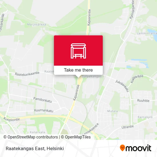 Raatekangas East map