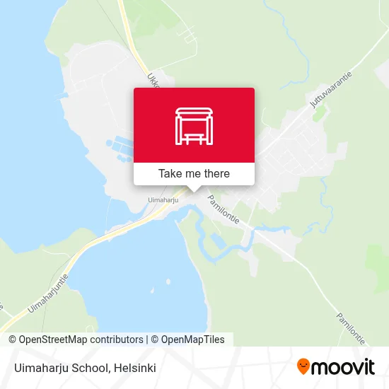 Uimaharju School map