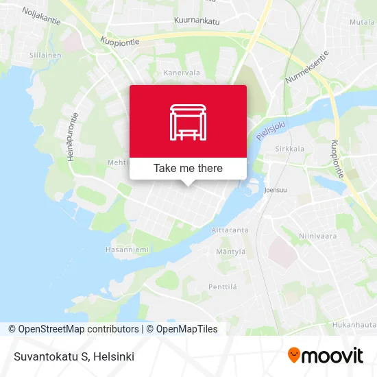 Suvantokatu S map