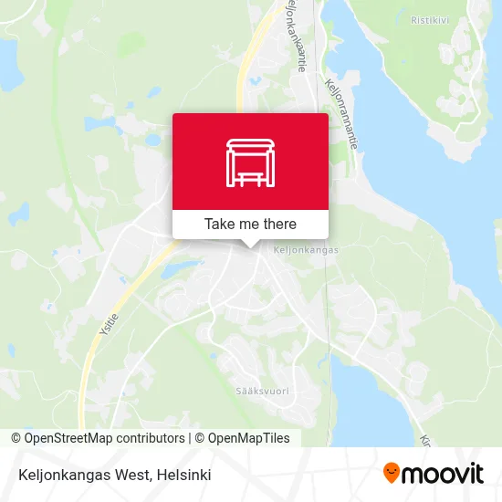Keljonkangas West map