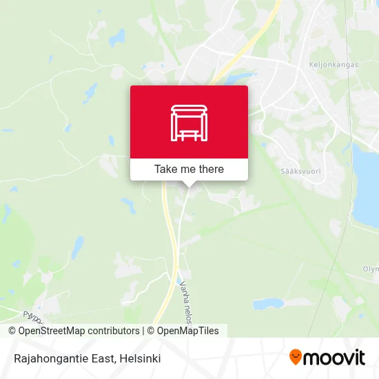 Rajahongantie East map