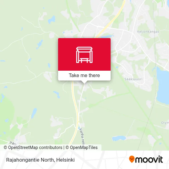 Rajahongantie North map