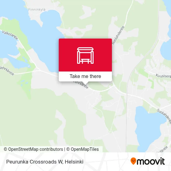 Peurunka Crossroads W map