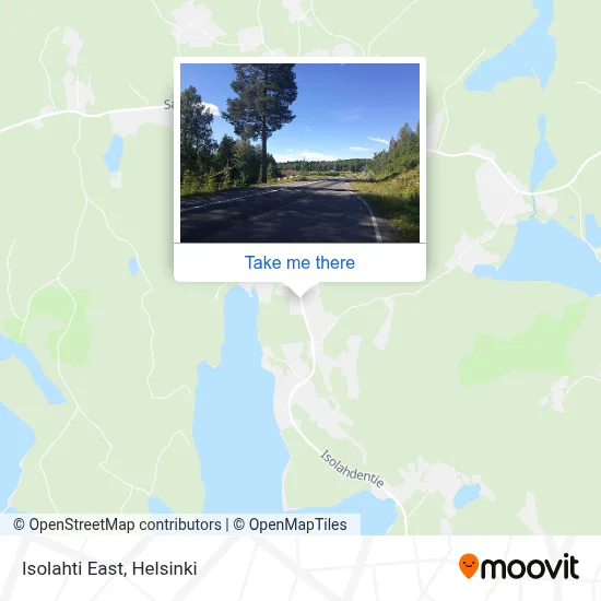 Isolahti East map