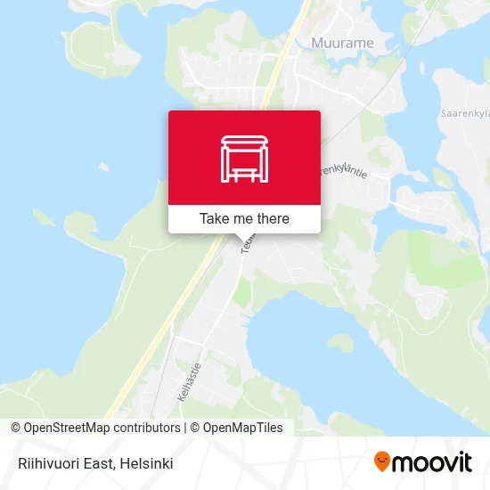 Riihivuori East map