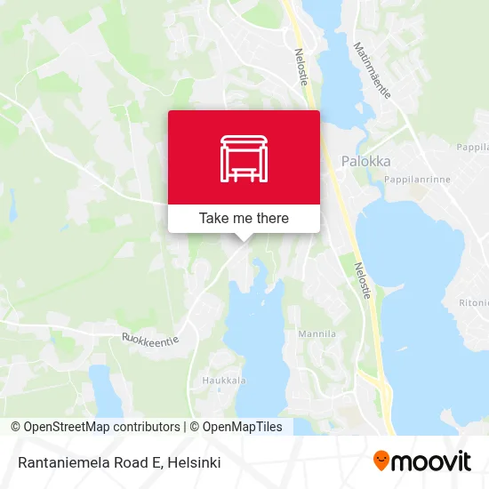 Rantaniemela Road E map