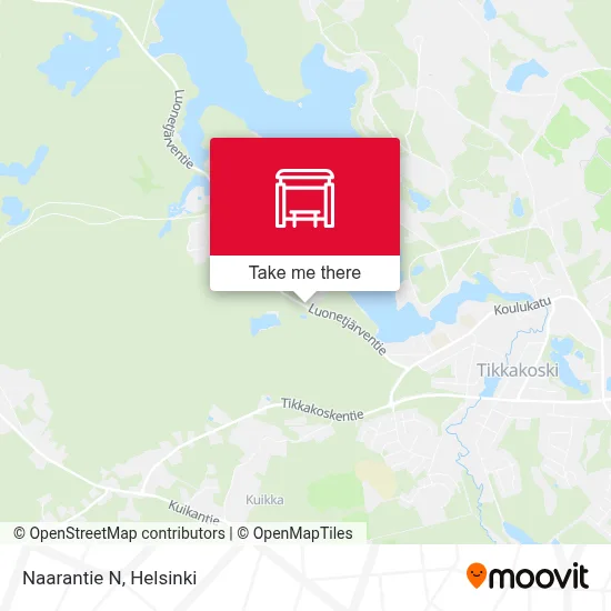 Naarantie N map