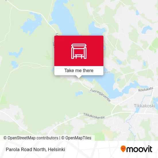 Parola Road North map