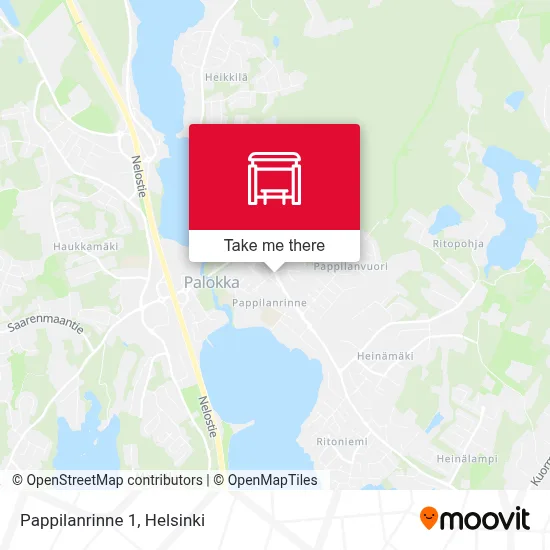 Pappilanrinne 1 map
