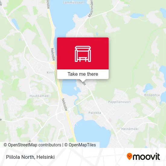 Piilola North map