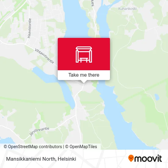 Mansikkaniemi North map