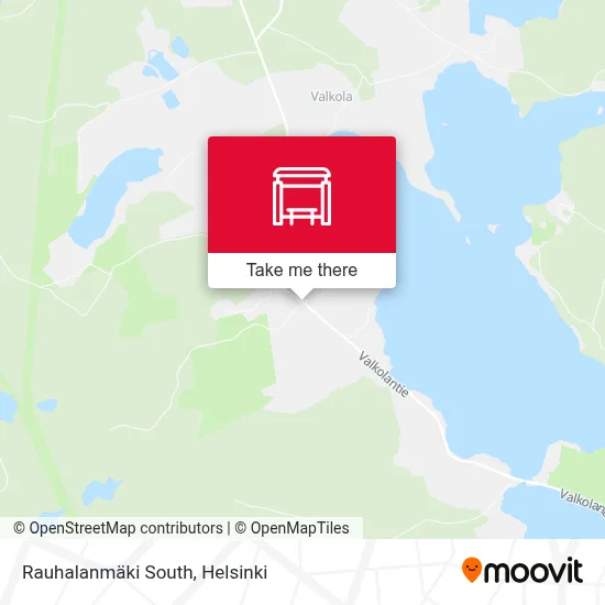 Rauhalanmäki South map