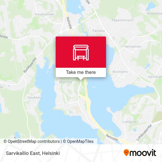 Sarvikallio East map