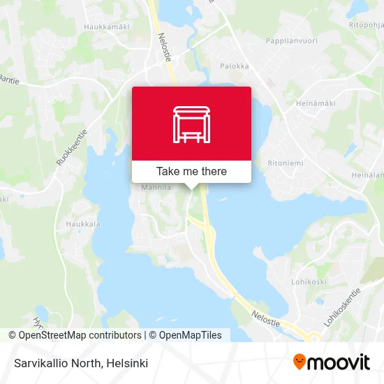 Sarvikallio North map