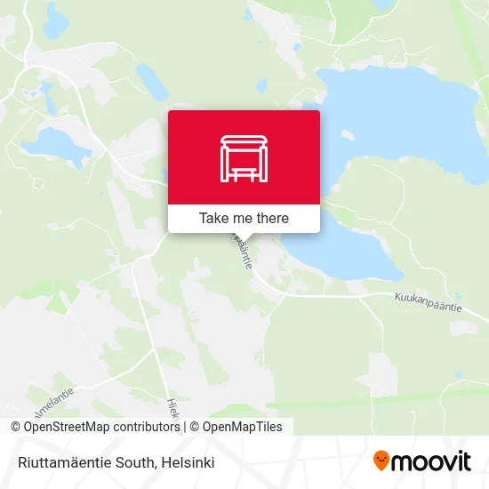 Riuttamäentie South map
