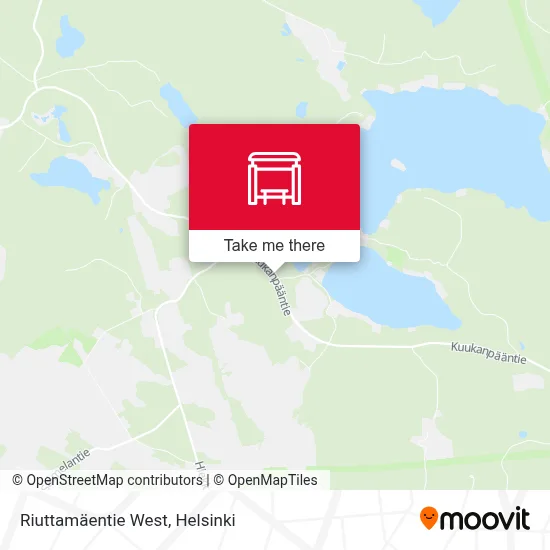 Riuttamäentie West map