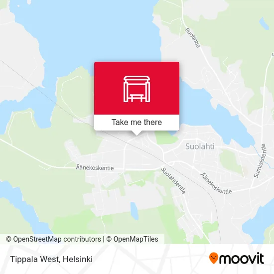 Tippala West map