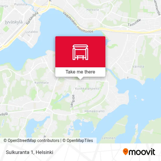 Sulkuranta 1 map