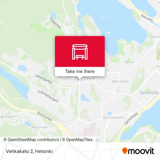 Vehkakatu 2 map