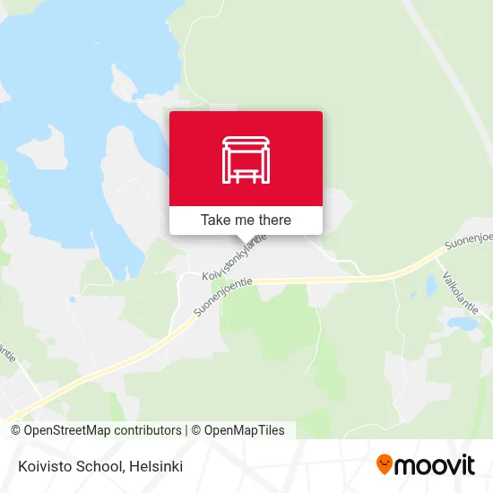 Koivisto School map
