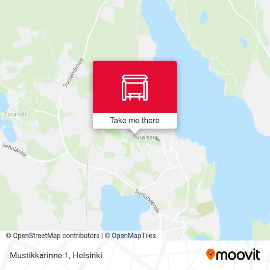Mustikkarinne 1 map