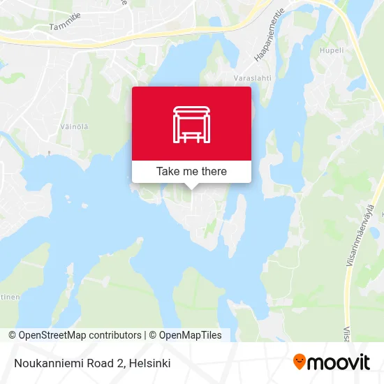 Noukanniemi Road 2 map