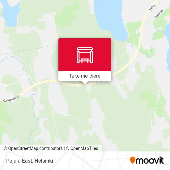 Pajula East map