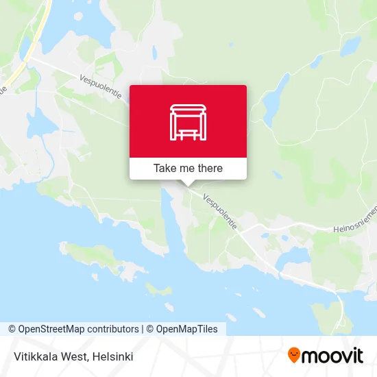 Vitikkala West map