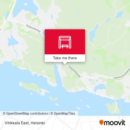 Vitikkala East map